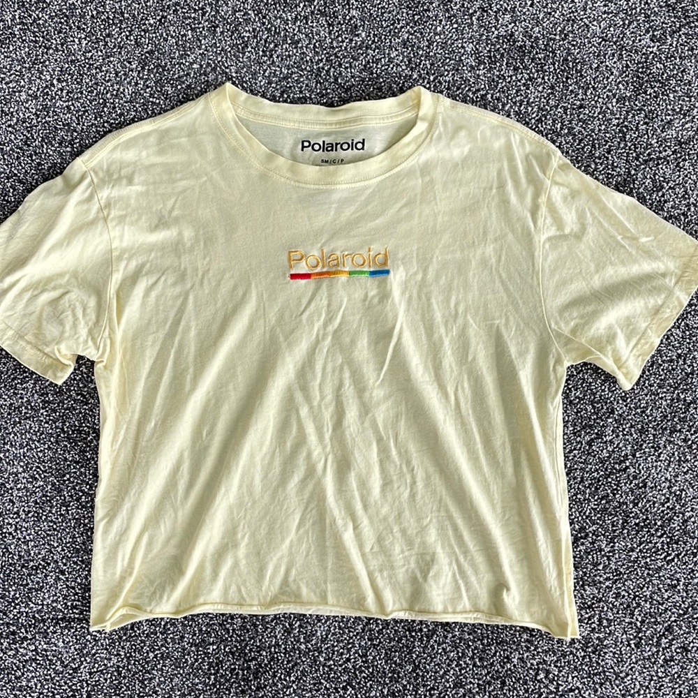 Polaroid small crop top